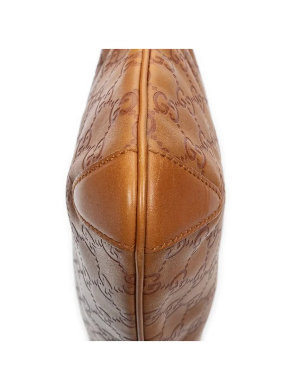 Gucci Horsebit Creole Hobo Orange Guccissima
